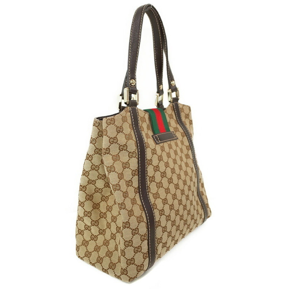 Gucci Bag Brown Web Supreme GG Canvas Shoulder